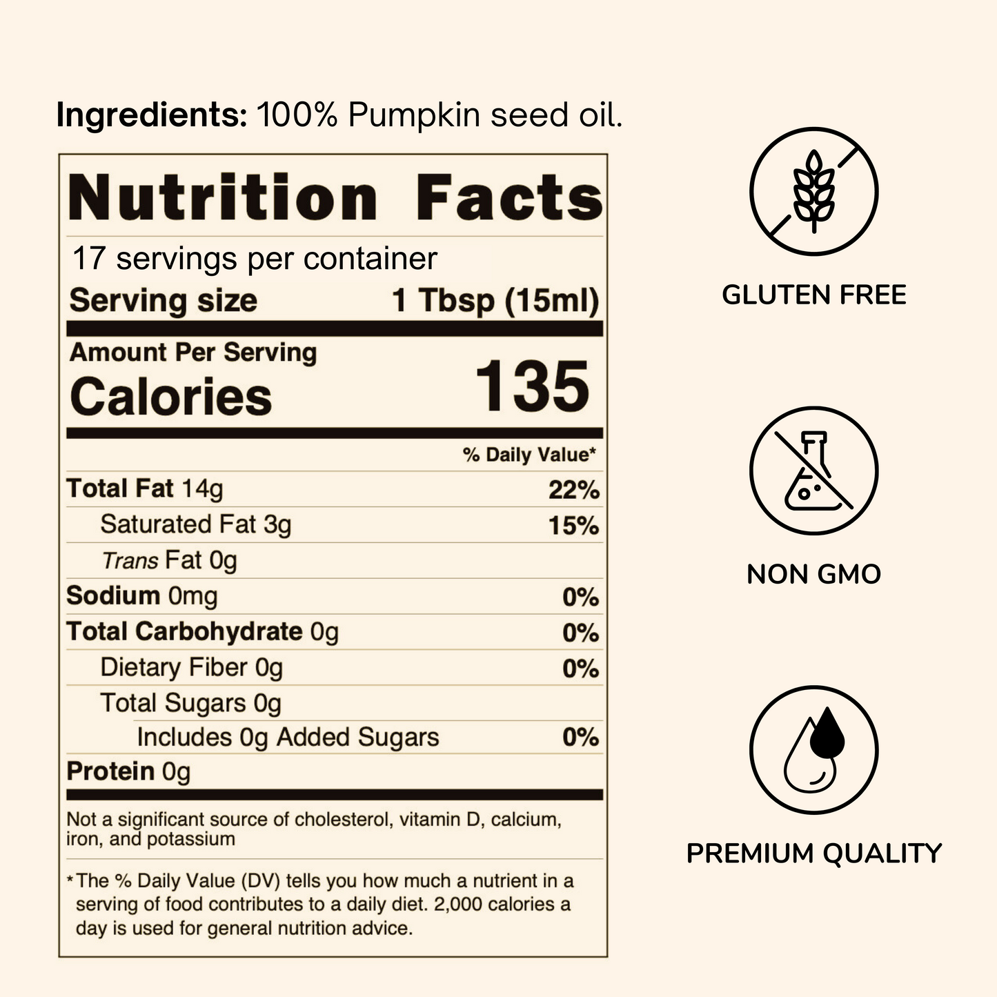 Belvoro Premium 100% Pumpkin Seed Oil